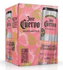 Jose Cuervo - Sparkling Strawberry Margarita (4 pack 375ml cans) (4 pack 375ml cans)