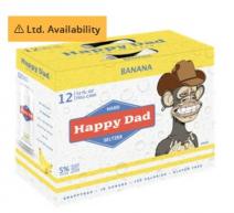 Happy Dad - Banana Hard Seltzer (355ml can) (355ml can)