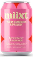 Miixt - Strawberry Lemonade Vodka Kombucha (4 pack 12oz cans) (4 pack 12oz cans)