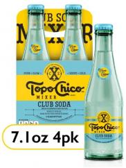 Topo Chico - Mixer's Club Soda (4 pack 12oz bottles) (4 pack 12oz bottles)