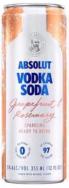 Absolut - Vodka Soda Grapefruit & Rosemary (4 pack 12oz cans)