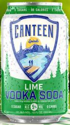 Canteen - Lime Vodka Soda (6 pack 12oz cans) (6 pack 12oz cans)
