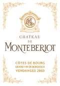 Chateau De Monteberiot - Cote De Bourg 2016 (750)