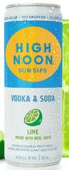High Noon Sun Sips - Lime Vodka & Soda (4 pack 12oz cans) (4 pack 12oz cans)