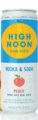 High Noon Sun Sips - Peach Vodka & Soda (4 pack 12oz cans) (4 pack 12oz cans)