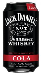 Jack Daniel's - Tennessee Whisky & Coca Cola (4 pack 12oz cans) (4 pack 12oz cans)